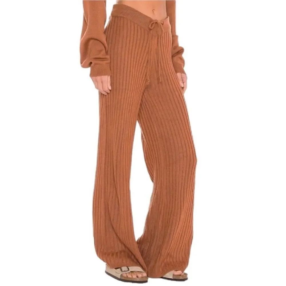 SNYDS Lounge Hendrix Brown Knit
Pants Size Small)